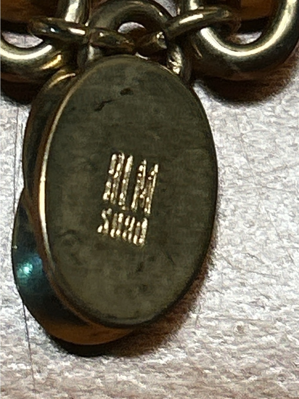 Banana Republic Gold-Tone Earrings with White Cabochons - Picture 3 of 3